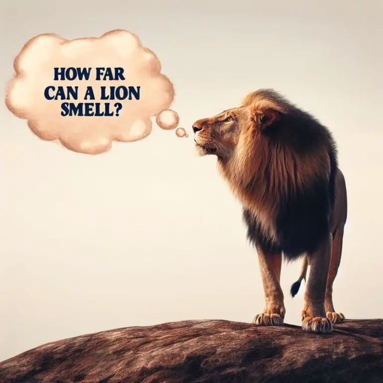 How Far Can a Lion Smell
